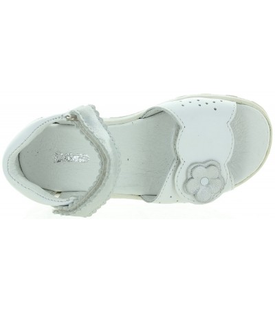 Weak ankles preventive white girls sandals