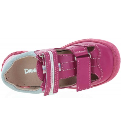 Child with heel support orthopedic sandals