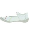 White leather ankle shoes for girls ortho arch