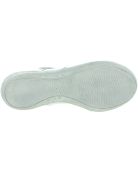 White leather ankle shoes for girls ortho arch