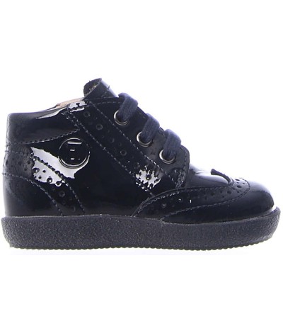 Wide width red toddler shoes with proper ankle support 