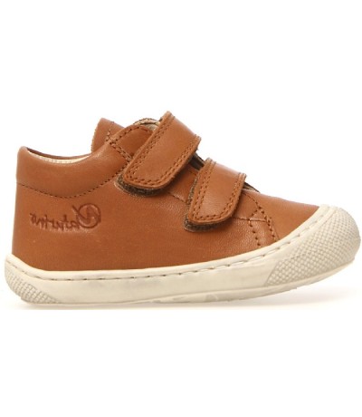Brown high top sneakers for a toddler Brown high top sneakers for a toddler