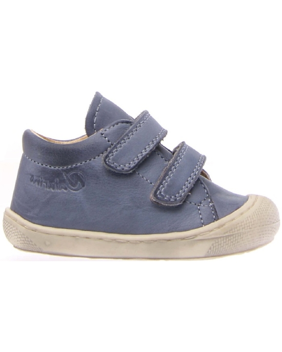 Baby walking pink leather sneakers 
