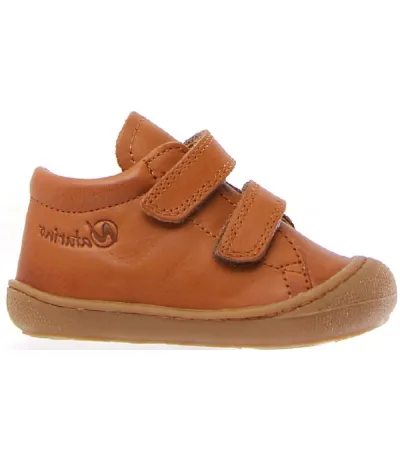 European soft boys brown sneakers