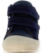 Navy boys soft leather shoes with softer soles 