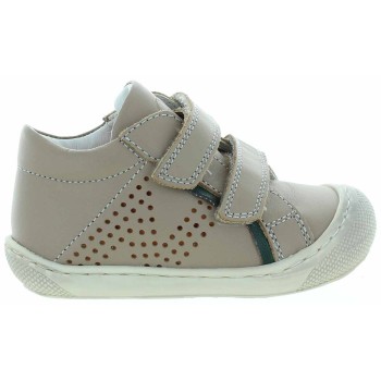 Sneakers for baby learning to in beige leather 