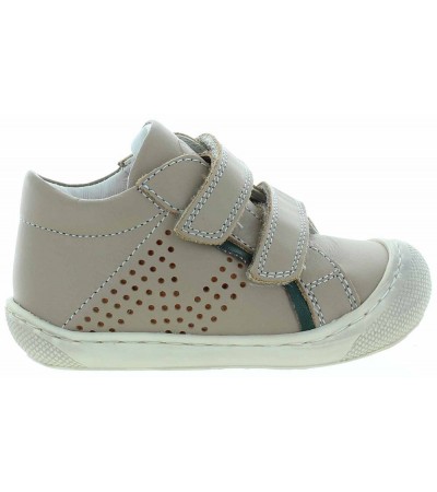 Sneakers for baby learning to in beige leather 
