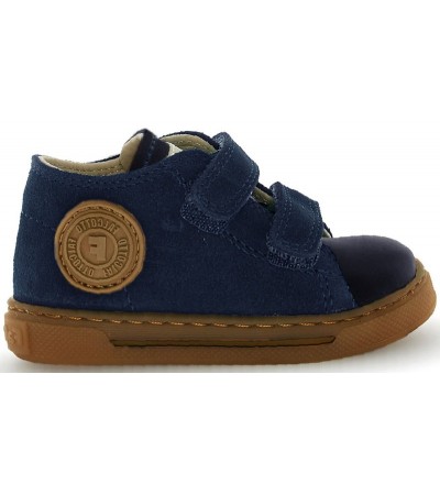 Child ortho support red leather boots