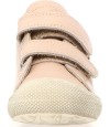 Beige soft sneakers for girls