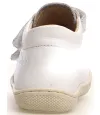 Soft soles white leather baby shoes for walking girl