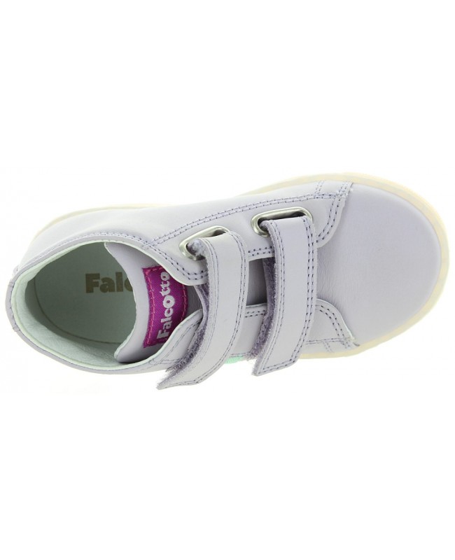 Sneakers for toddlers in purple leather 