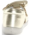 European gold sandals for baby girl with arch support