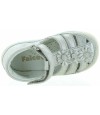 Children silver leather sandals