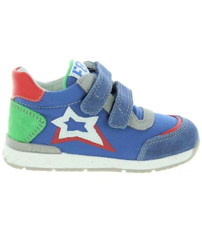 European ankle supportive blue sneakers