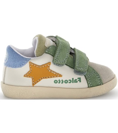 Child ortho support red leather boots