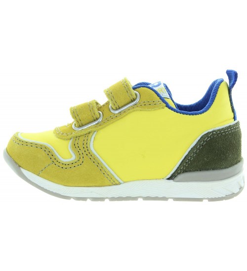 Leather high top sneakers from Europe in yellow leather