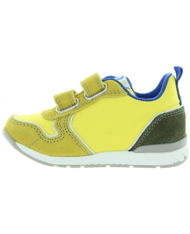 Leather high top sneakers from Europe in yellow leather