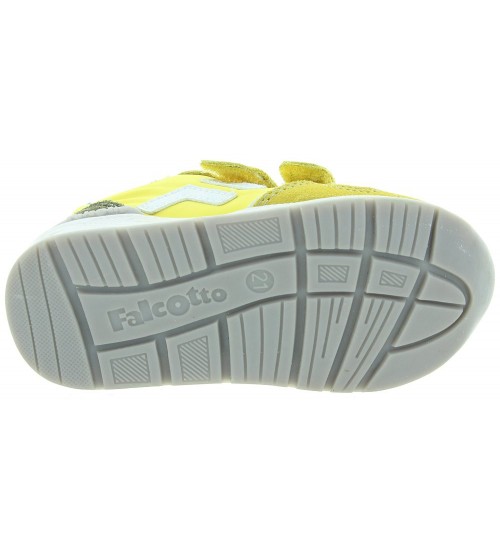Leather high top sneakers from Europe in yellow leather