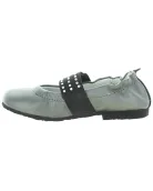 Flat feet ballerina gray flats for narrow feet 