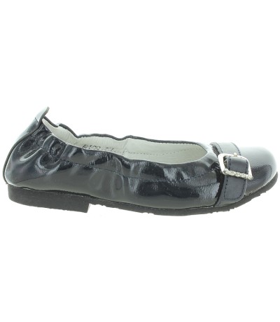 Dress slip on navy ballerinas for girls