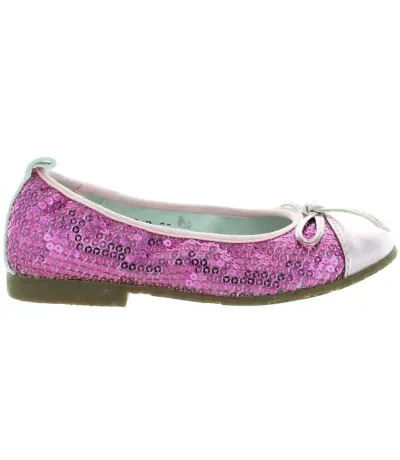 Narrow soled girls flats from Italy