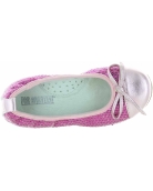 Narrow soled girls flats from Italy