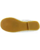 European silver slip on flats for girls 