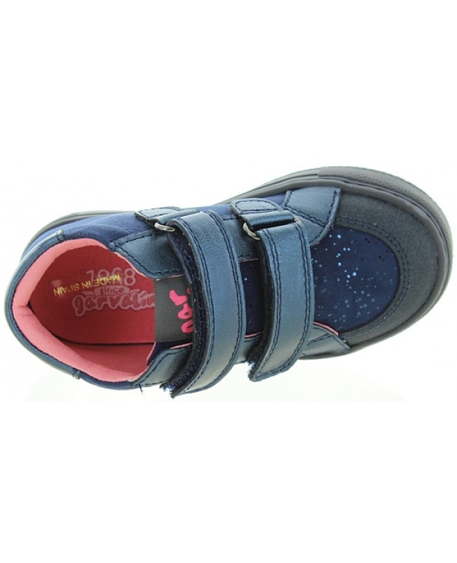 Girls best leather boots in blue leather 