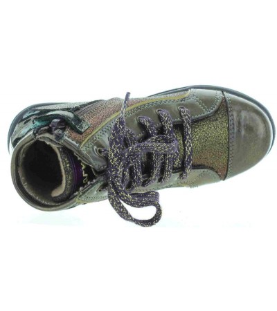 Leather ankle boots for older girls with support