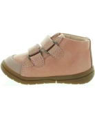 Pink leather boots for toddler narrow feet