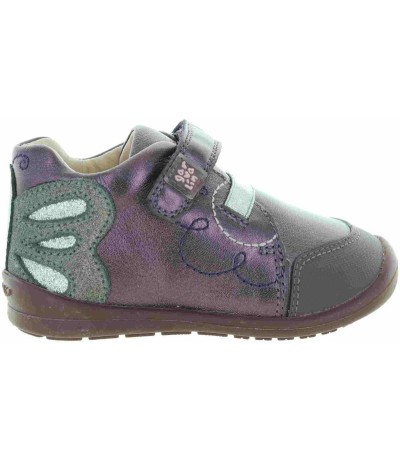 High top baby Spanish shoes for child with collapsed ankles 