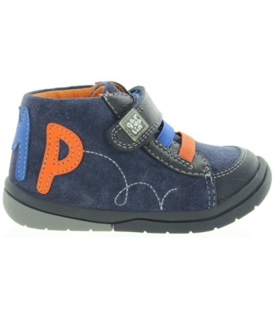 Boys sneakers in blue leather 