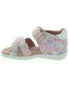 Early walking orthopedic colorful sandal for a toddler