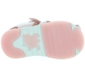 Closed toe baby girl sandals with support 