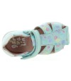 Narrow width baby leather sandals