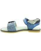 Fashion blue sandals for a girl straight from Spain