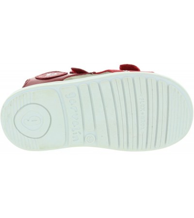 Boys red sandals from Spain 