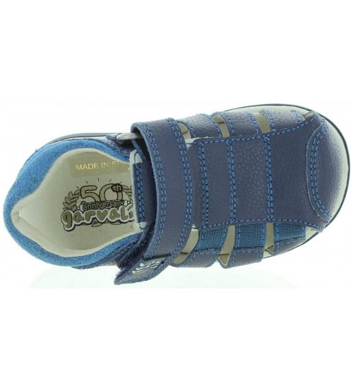 Blue baby sandals woyj closed toe