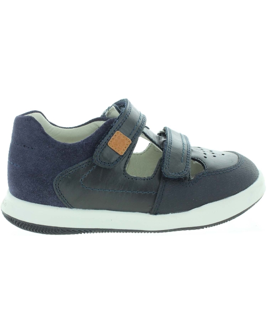 Wide feet and high instep navy boys sandals 