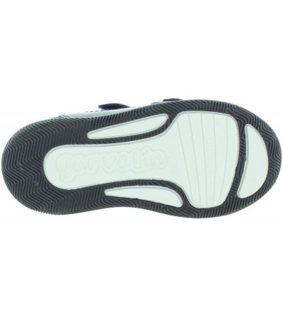 High instep navy boys sandals with arches