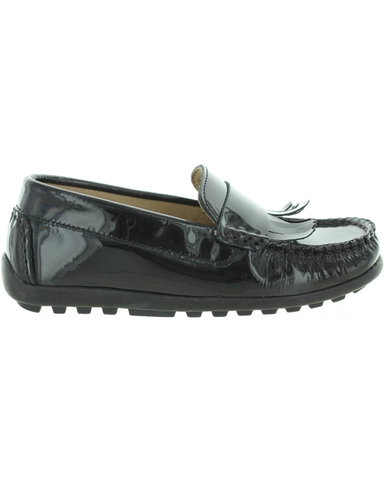 Black school shoes for boys from Spain