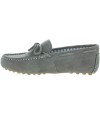Casual gray arch support slip on loafers