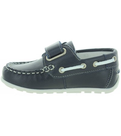 Leather loafers for a boy dressy in blue 
