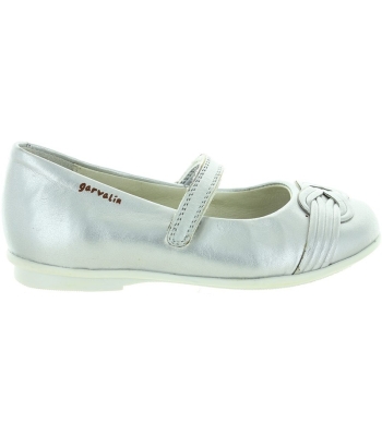 Silver Dress Shoes for Girls Arches | Made in Spain by Garvalin