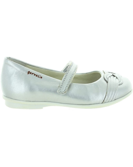 Silver Dress Shoes for Girls Arches | Made in Spain by Garvalin