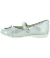 Silver Dress Shoes for Girls Arches | Made in Spain by Garvalin