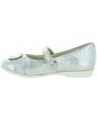 Silver Dress Shoes for Girls Arches | Made in Spain by Garvalin