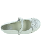 Silver Dress Shoes for Girls Arches | Made in Spain by Garvalin