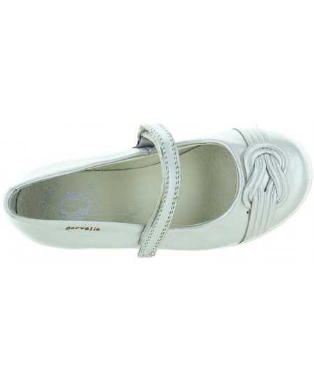 Shoes for child in silver leather 