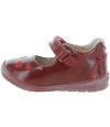 Red heel support baby shoes with arches